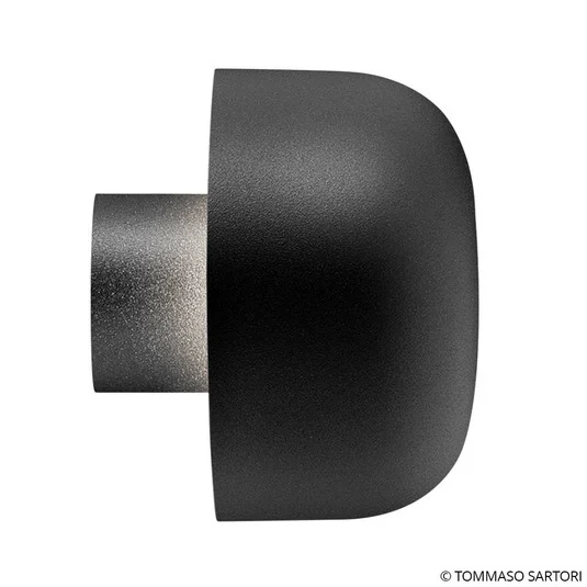 FLOS Bellhop aplique de exterior, 4.000 K, negro