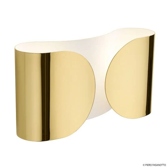 Aplique de pared FLOS Foglio, dorado