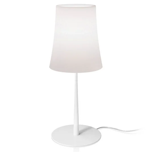 Lámpara de mesa Foscarini Birdie Easy Grande blanca