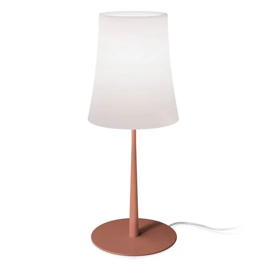 Lámpara de mesa Foscarini Birdie Easy Grande rojo ladrillo