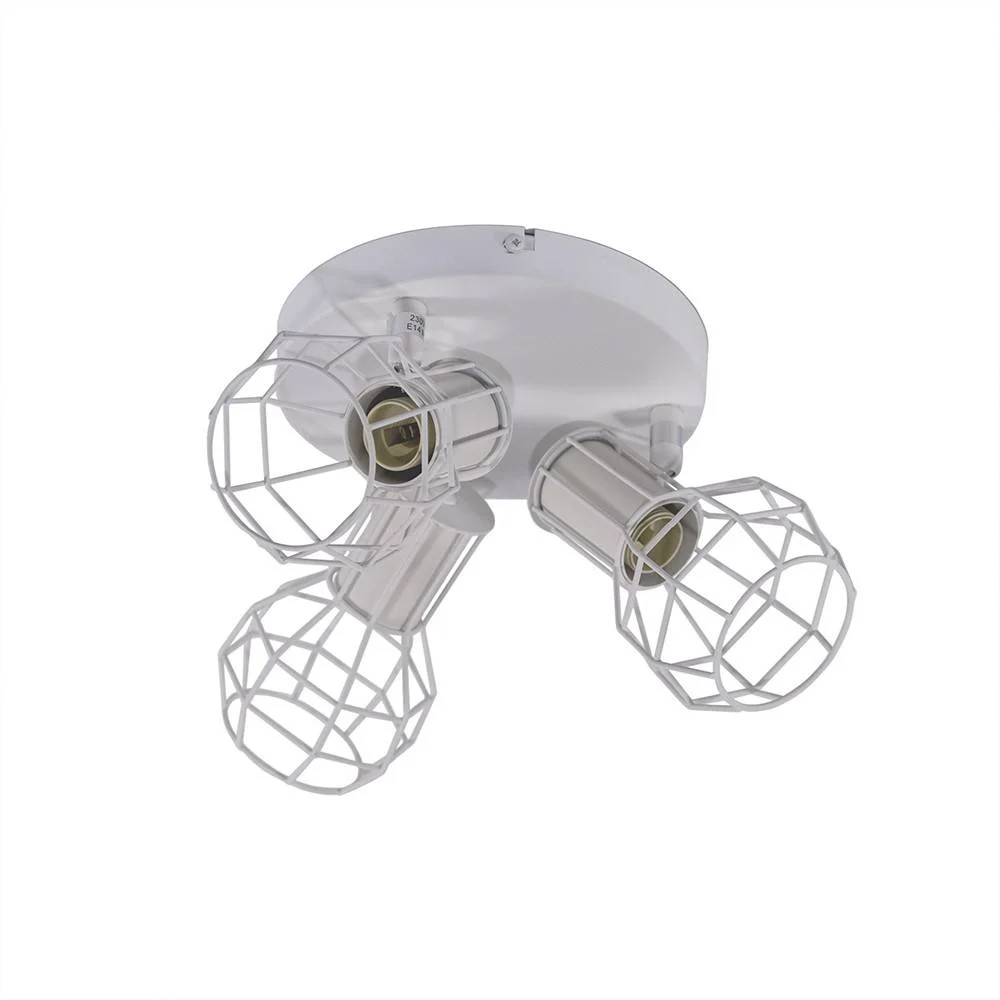Lámpara de techo orientable jaula "AZOR-3" E14