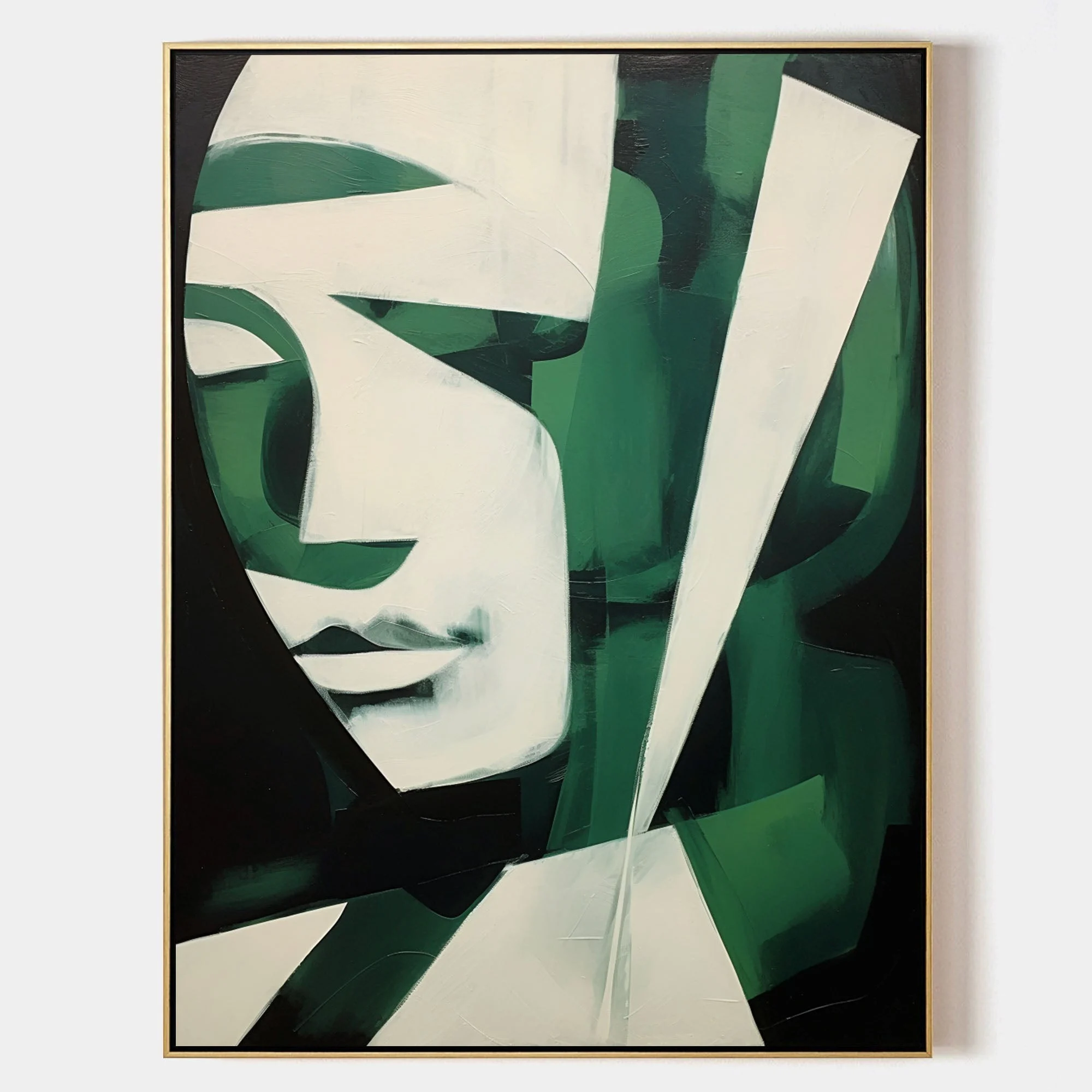 Jade Minimalista Contemporáneo Arte Mural