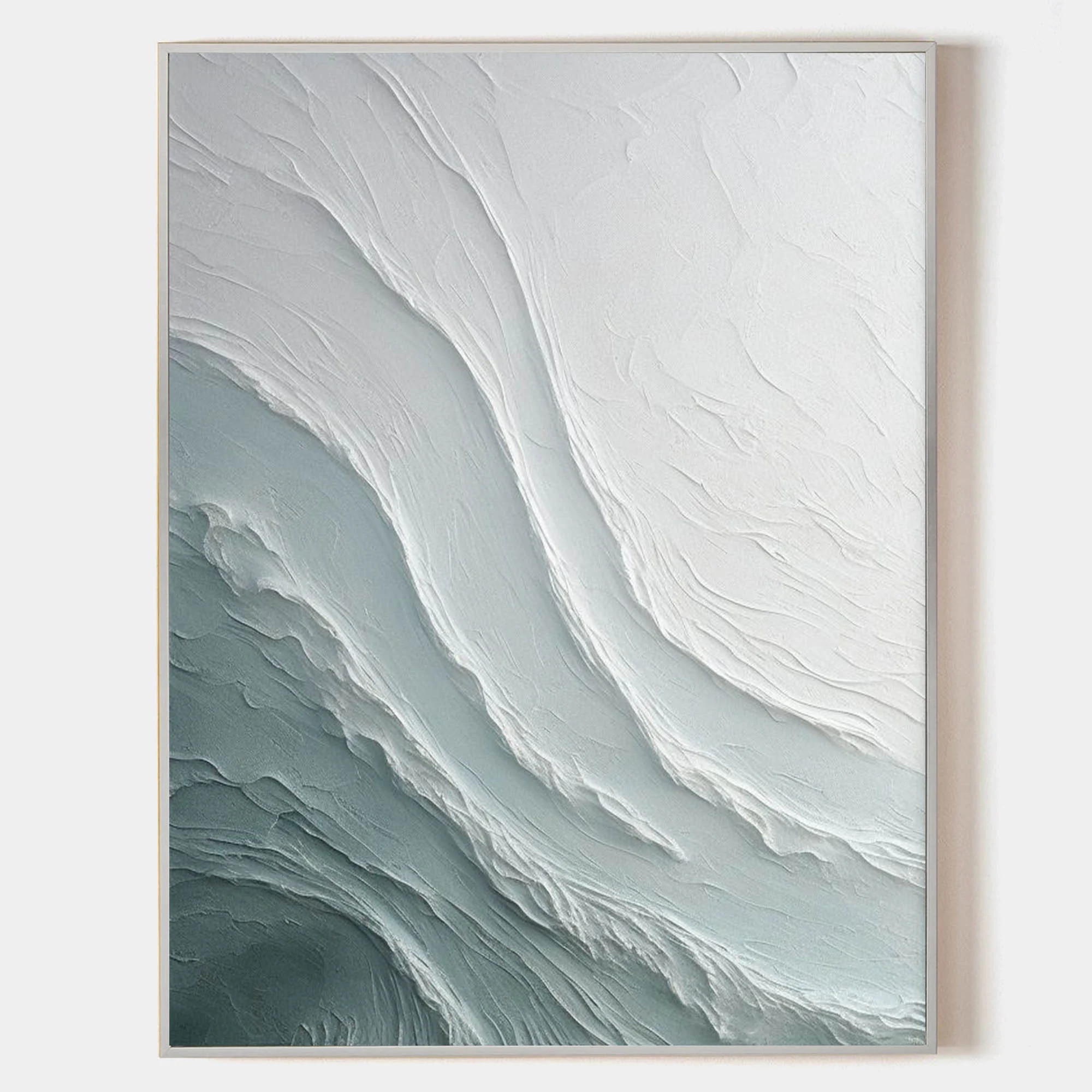 Wavy Arte Mural con Textura de Yeso