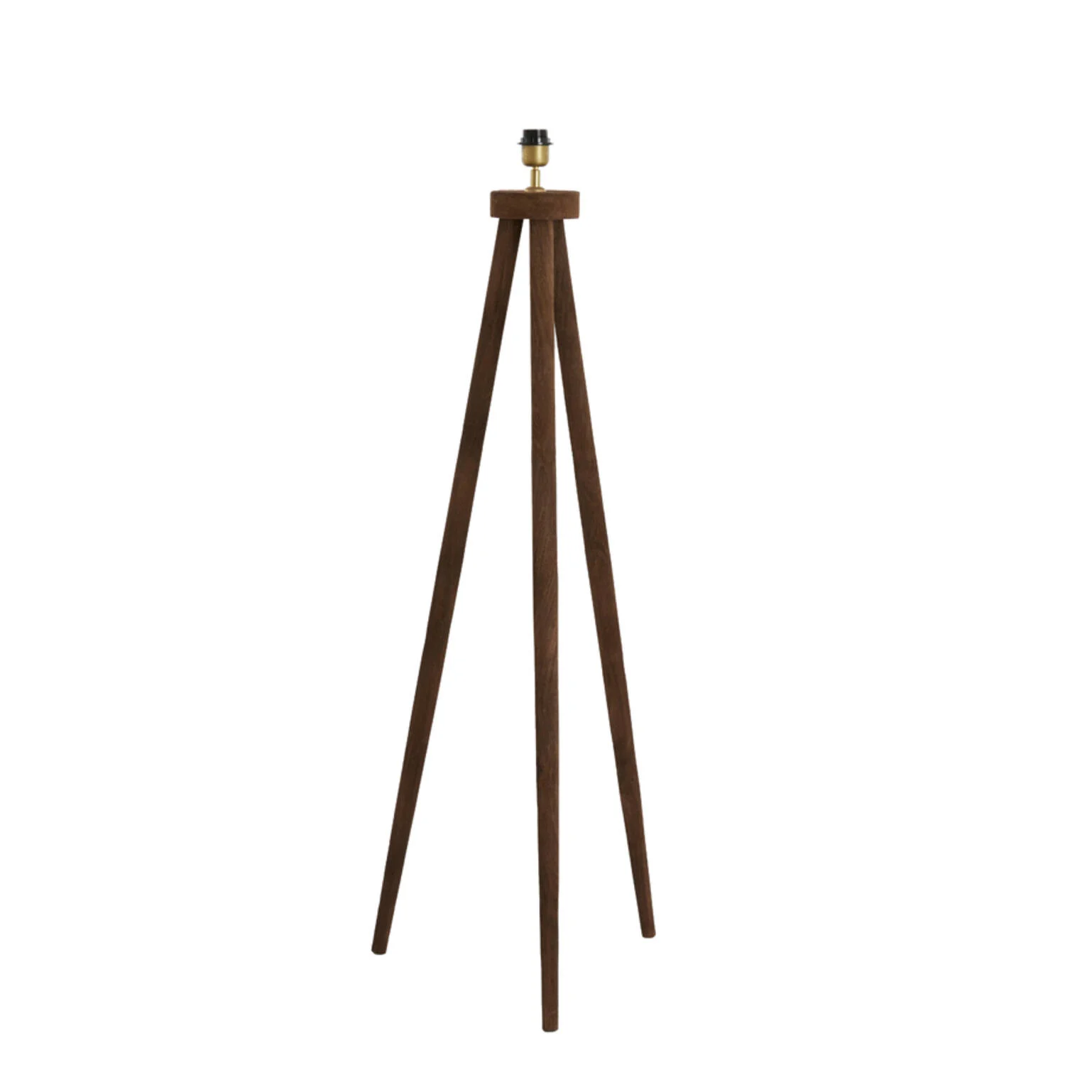 Pata de lámpara de tres patas color madera Light & Living Ilias