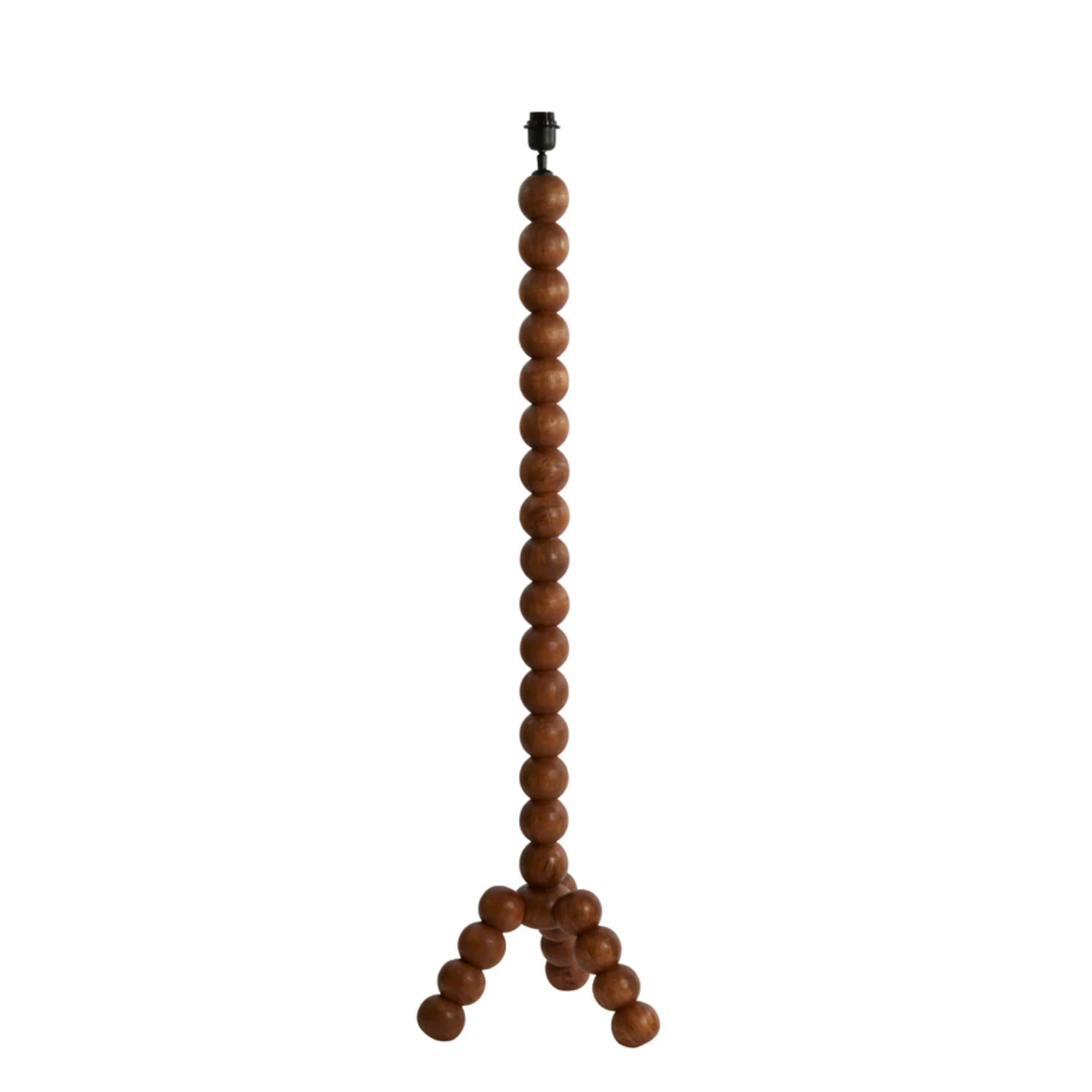 Pie de lámpara de madera con diseño audaz Light & Living Veglio