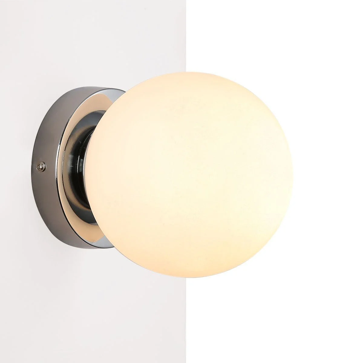 Aplique de pared bola cristal "AVA" - E27 - IP44