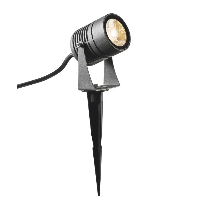 SLV Foco LED Pico Gris 6W 400lm - 830 Luz Cálida | IP55