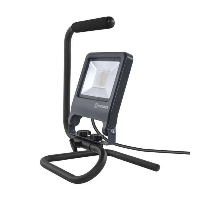 Ledvance Proyector LED Lámpara de construcción S-Stand 30W 2700lm 120D - 840 Blanco Frio | IP65 - Simétrico