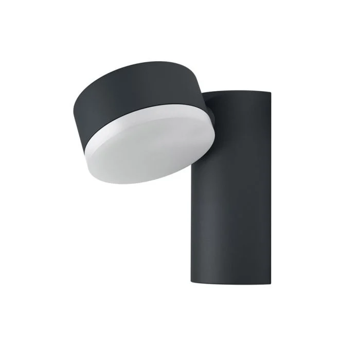 Ledvance LED Luz De Pared Endura Estilo Foco Esférica Oscuro Gris 8W 440lm - 830 Luz Cálida
