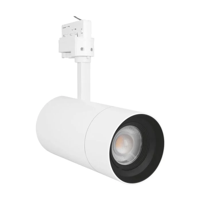 Ledvance Foco LED En Carril D85 Blanco 25W 1500lm 15-55D - 940 Blanco Frio | Mechanical Zoom - Mejor Reproducción De Color - Regulable