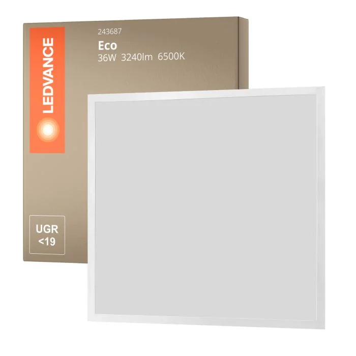 Ledvance Panel LED Eco 36W 3240lm 865 Luz de Día | 60x60cm - UGR <19