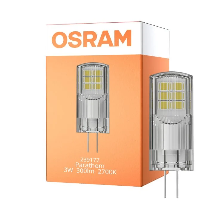 Osram Parathom LED Pin G4 2.6W 300lm - 827 Luz muy Cálida | Reemplazo 35W