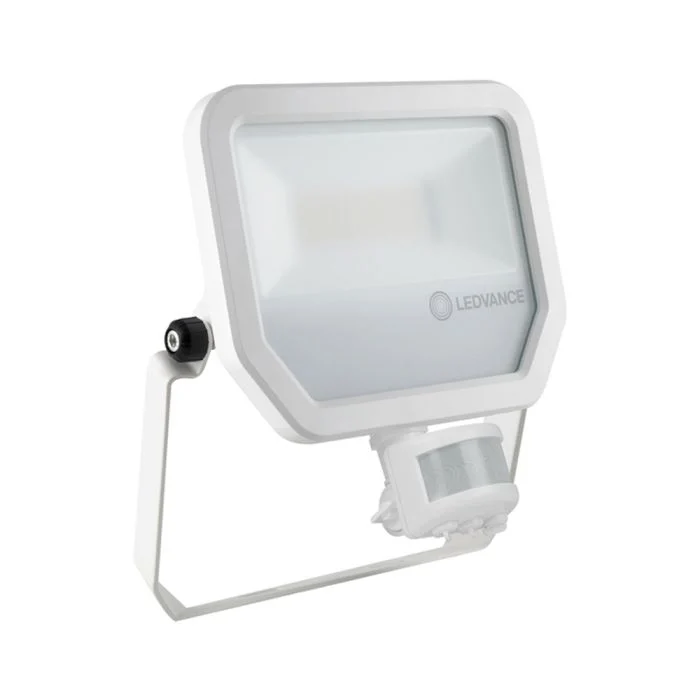 Ledvance Proyector LED Sensor GEN 3 Blanco 50W 6000lm 100D - 840 Blanco Frio | IP65 - Sensor de movimiento y luz - Simétrico