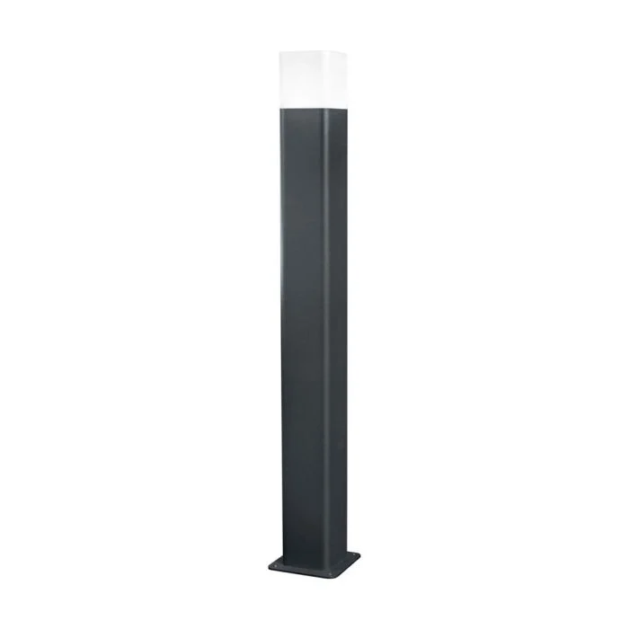 Ledvance Smart+ Wifi LED Lámpara de pedestal 80cm Cube Oscuro Gris Al Aire Libre 9.5W 500lm - 830 Luz Cálida | RGBW - Regulable