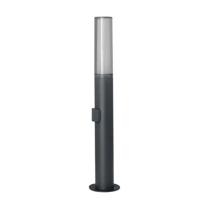 Ledvance Smart+ Wifi LED Lámpara de pedestal 60cm Llamarada Oscuro Gris Al Aire Libre 7.5W 320lm - 830 Luz Cálida | RGBW - Regulable