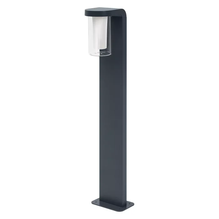 Ledvance Smart+ Wi-Fi LED Lámpara de pedestal Cascade Oscuro Gris Al Aire Libre 10W 420lm - 830 Luz Cálida | 80cm - RGBW - Regulable