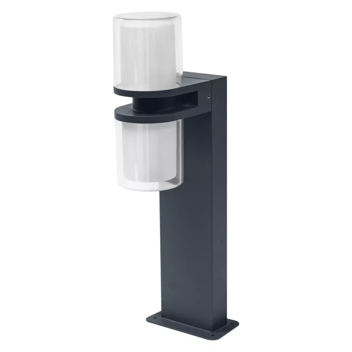Ledvance Smart+ Wi-Fi LED Lámpara de pedestal Llamarada Oscuro Gris Al Aire Libre 14W 1000lm - 830 Luz Cálida | 50cm - RGBW - Regulable