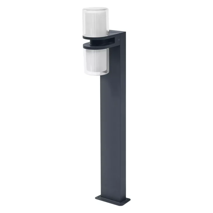 Ledvance Smart+ Wi-Fi LED Lámpara de pedestal Llamarada Oscuro Gris Al Aire Libre 14W 1000lm - 830 Luz Cálida | 80cm - RGBW - Regulable