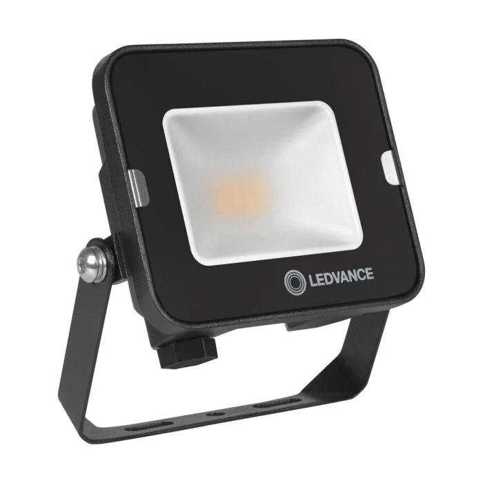Ledvance Proyector LED Compacto Negro 10W 1000lm 100D - 865 Luz de Día | IP65 - Simétrico
