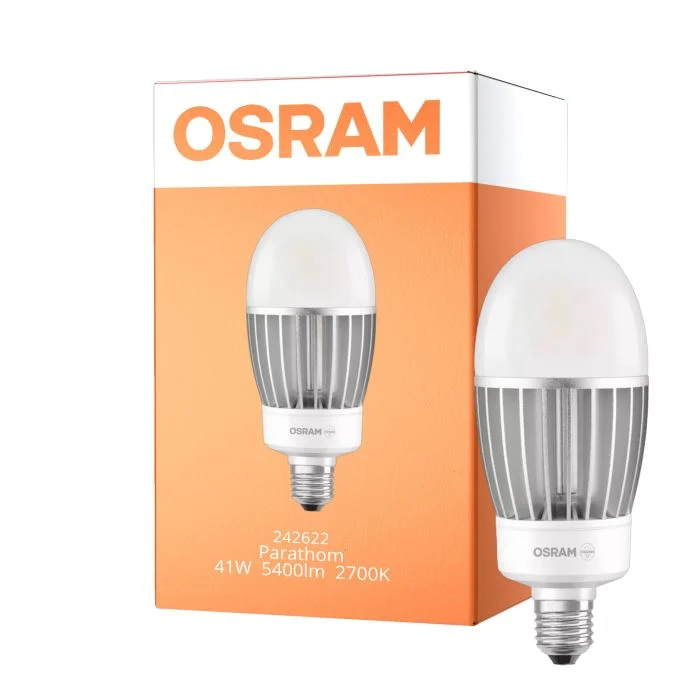 Osram Parathom LED E27 HQL 41W 5400lm 360D - 827 Luz muy Cálida | Reemplazo 125W