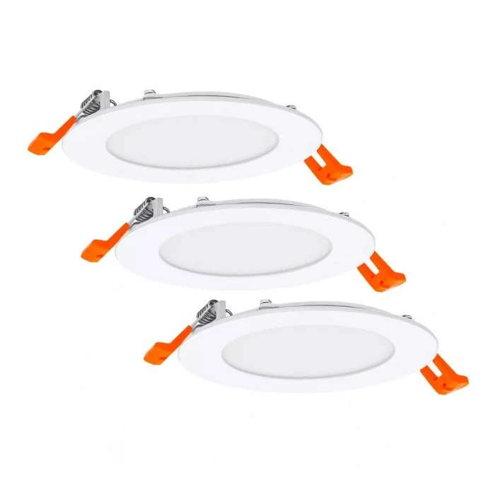 Ledvance Downlight LED Slim Set 3x8W 550lm - 830 Luz Cálida | 120mm - Recorte 105mm