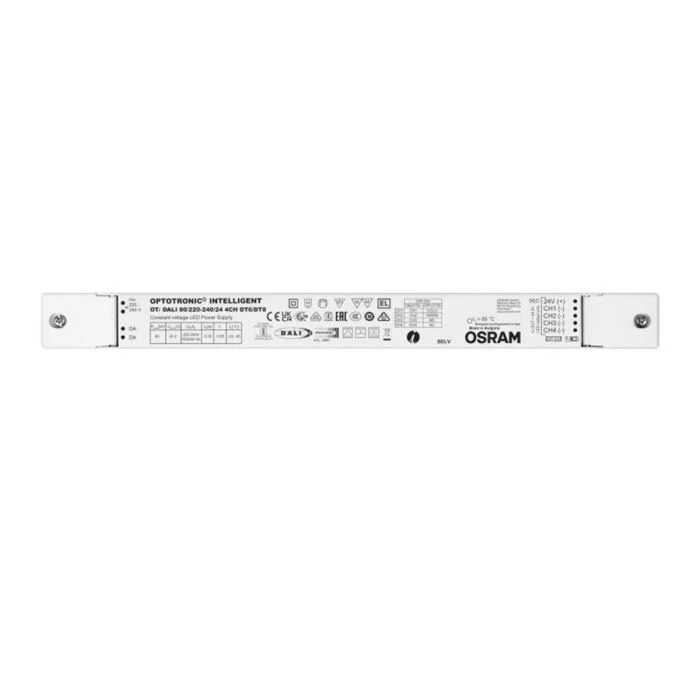 Osram LED Driver Oti Dali 80/220-240/24 DT6/8 | Regulable - 4 channels