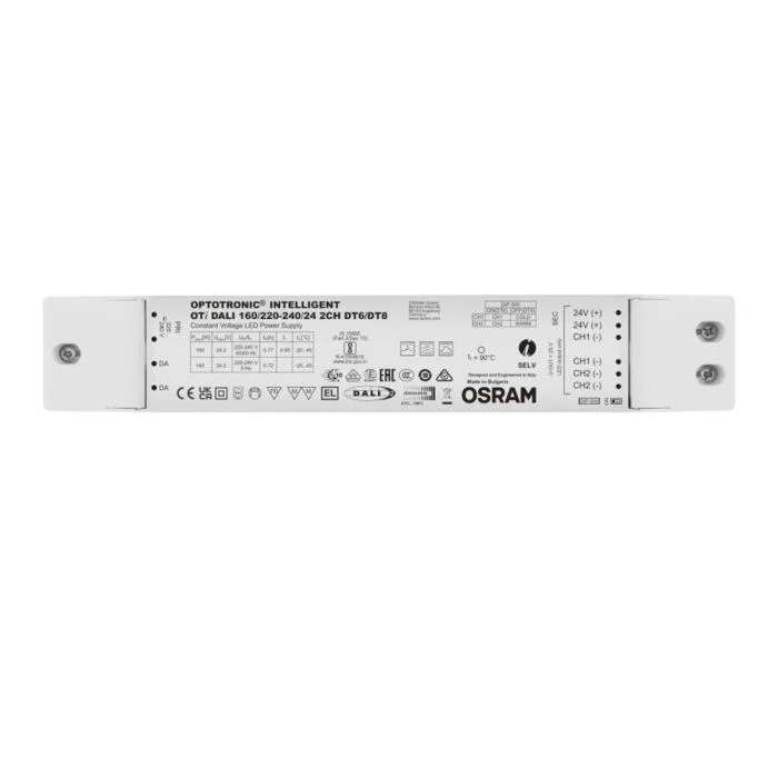 Osram LED Driver Oti Dali 160/220-240/24 DT6/8 | Regulable - 2 channels