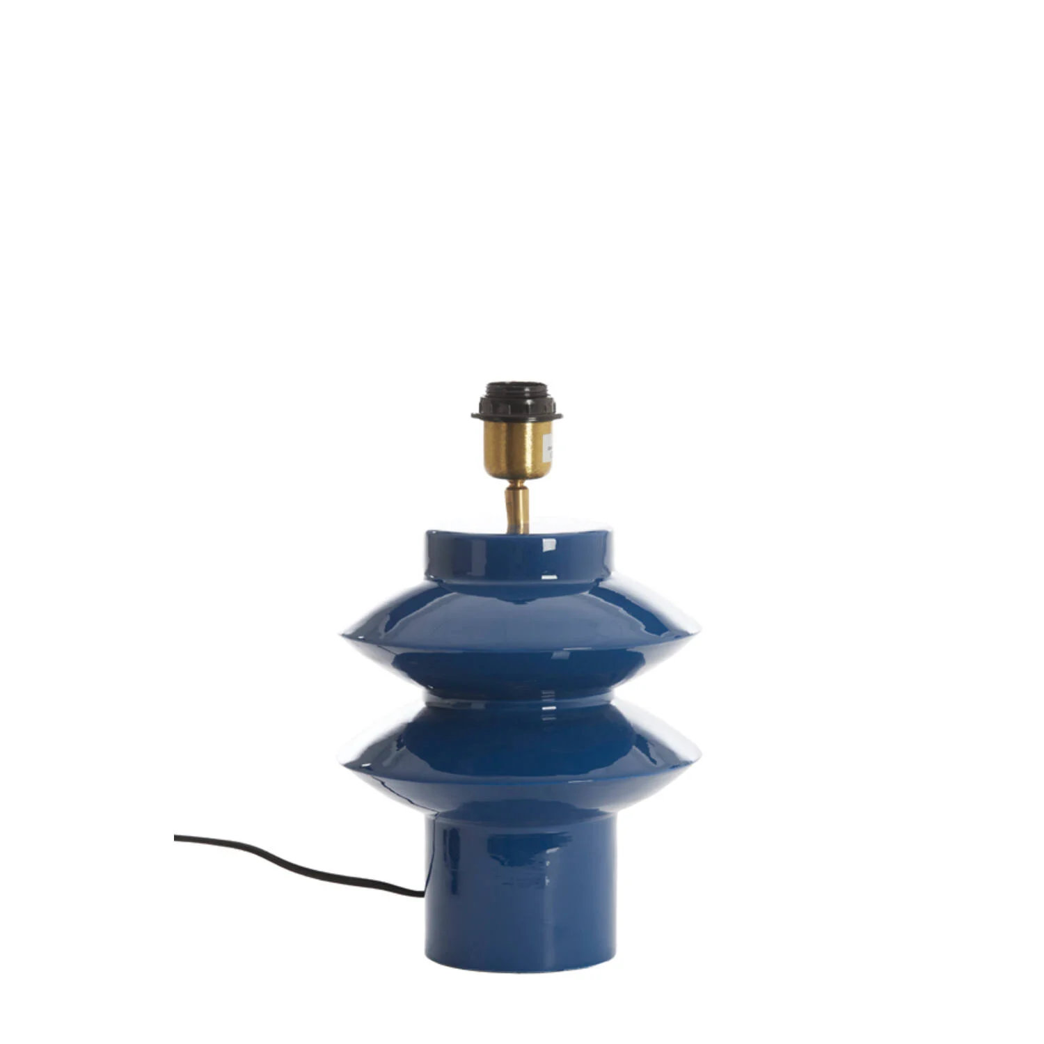 Base de lámpara de cerámica azul Light & Living Petch