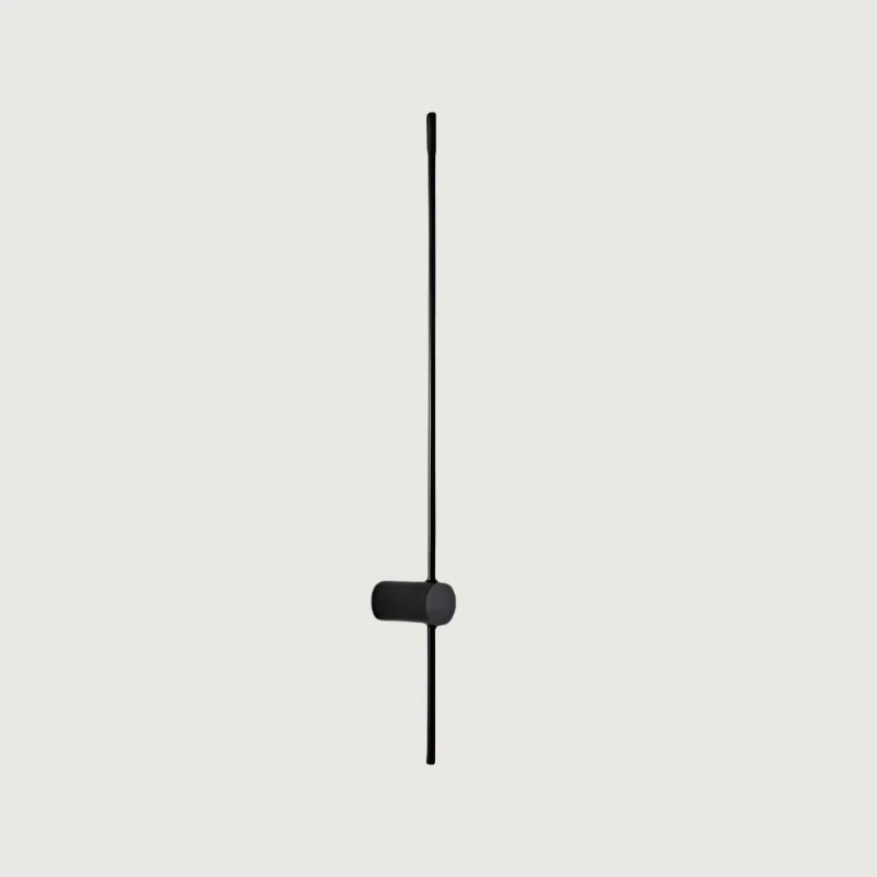 Lumen: Minimalista Lineal Metal LED Aplique de Pared – Negro