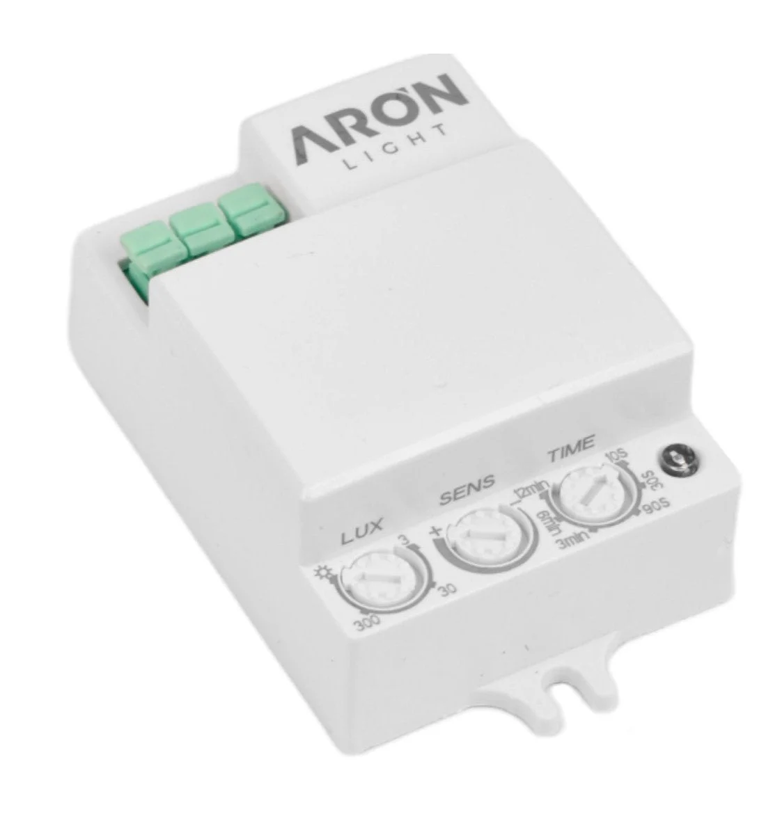 Sensor de movimiento microondas con conexión lateral - Superficie - 180°/ 360º - 300W - IP20