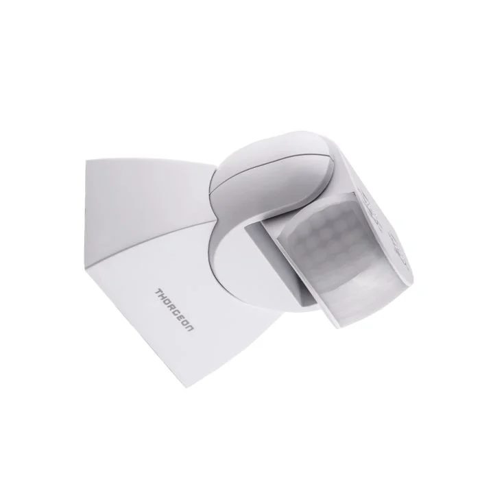 Thorgeon Sensor de movimiento PIR Blanco | IP65| 12M | Max 1200W