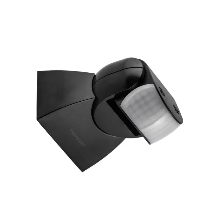 Thorgeon Sensor de movimiento PIR Negro | IP65| 12M | Max 1200W
