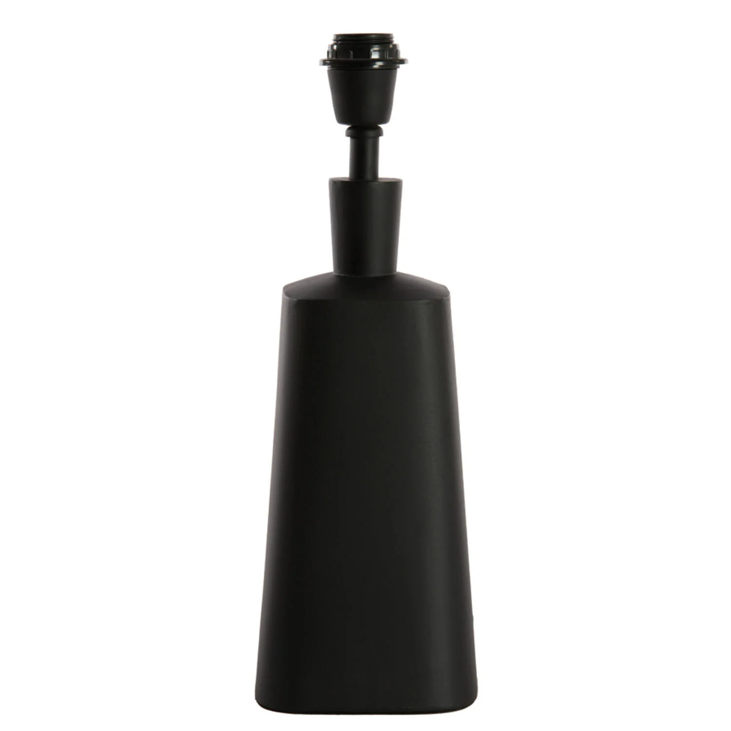 Base de lámpara negra cónica Light & Living Donah