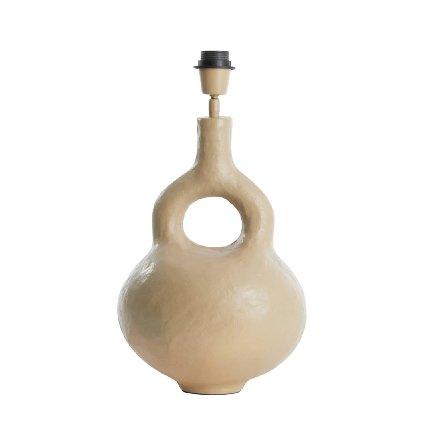 Base de lámpara beige y redonda Light & Living Imola