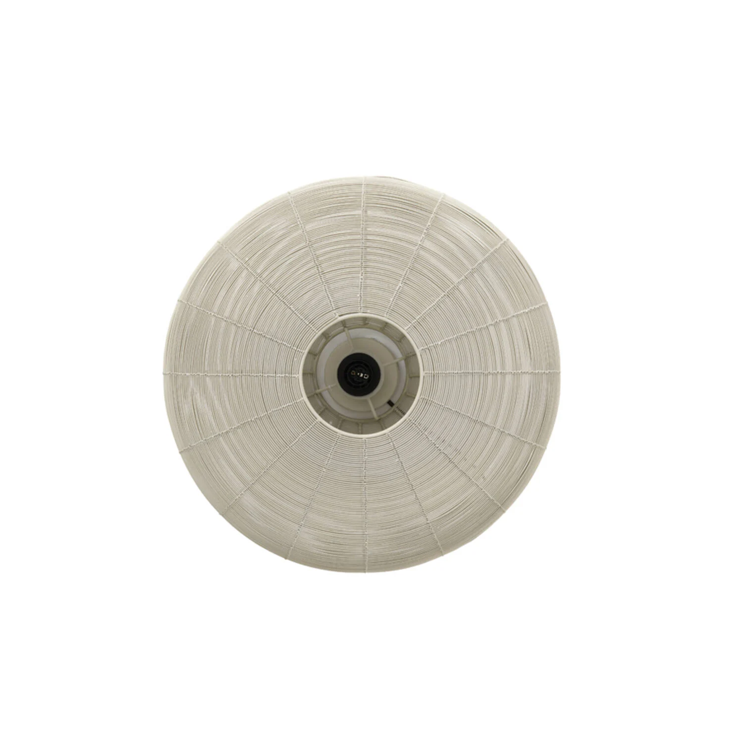 Lámpara colgante beige con estructura abierta Light & Living Bahoto
