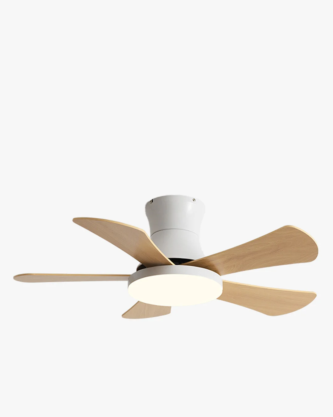 WOMO Ventiladores de techo con luz Escandinava Baja Perfil - WM5086