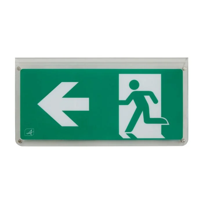 Ansell Doble cara Seña Flecha Izquierda and Derecha para LED Señal de salida de emergencia Eagle 3-in-1