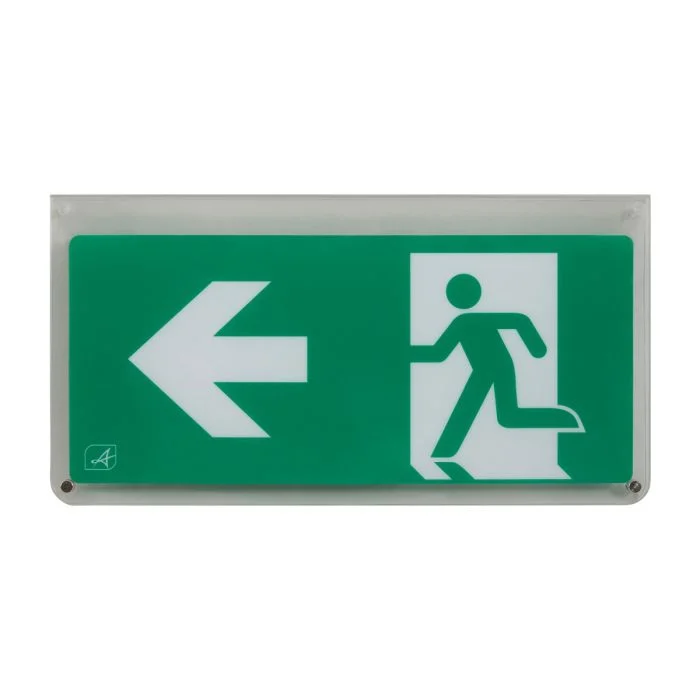 Ansell Doble cara Seña Flecha Izquierda and Derecha para LED Portal Bulkhead Señal de salida de emergencia Harrier