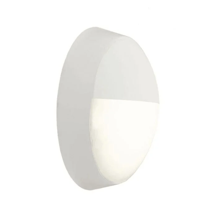 Ansell Plafón LED Techo/Pared Helder Circular Párpado Blanco 12W 1058lm - 830-840-865 CCT | 215mm - IP54