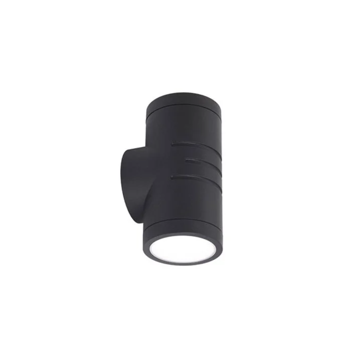 Ansell Luz De Pared Reef Negro Up & Down - Al Aire Libre - 10W 885lm 90D - 830-840-860 CCT | IP65