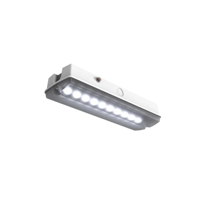 Ansell LED Portal Bulkhead Emegency Guardian 3W 173lm - 865 Luz De Día | IP65 - Autocomprobación - 18m Visible A Una Distancia De