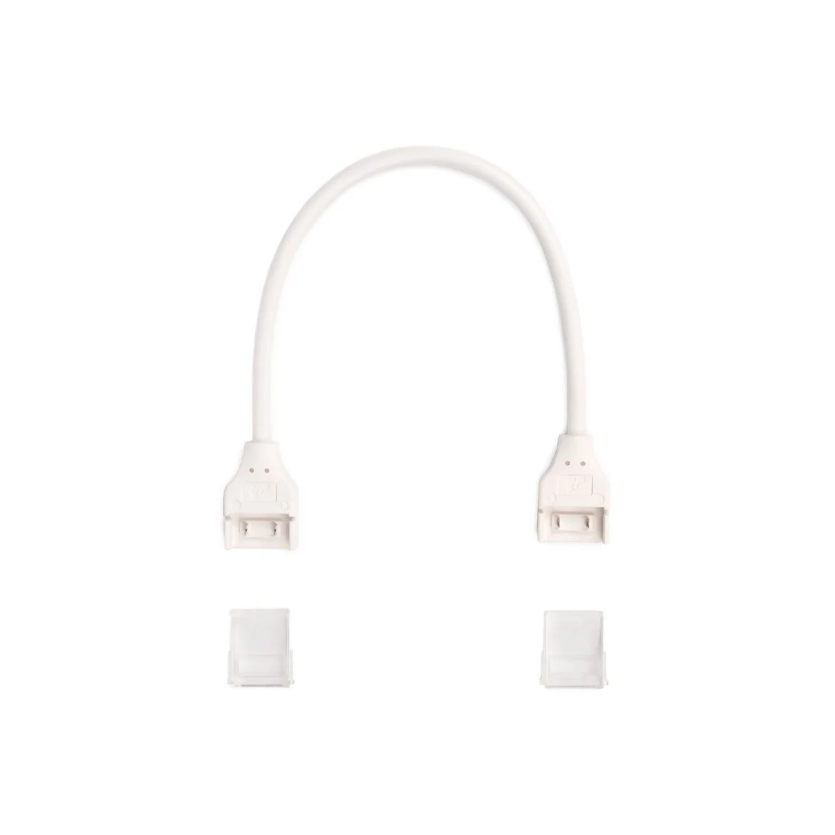 Conector estanco con cable para tira LED COB 220V - 2 pines - Tira 12 mm - IP67