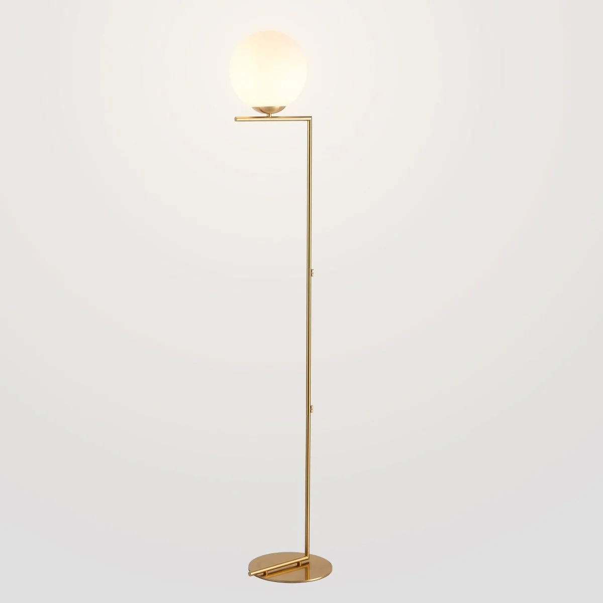 Lámpara de pie bola cristal "Anni" - E27 - Ø 22cm