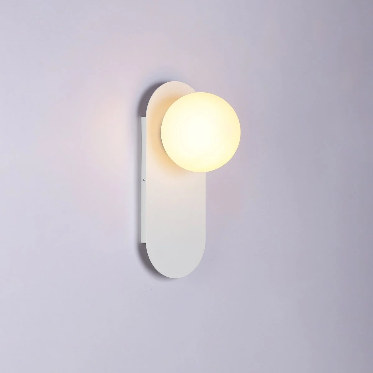 Aplique de pared bola cristal "Brian" - E27