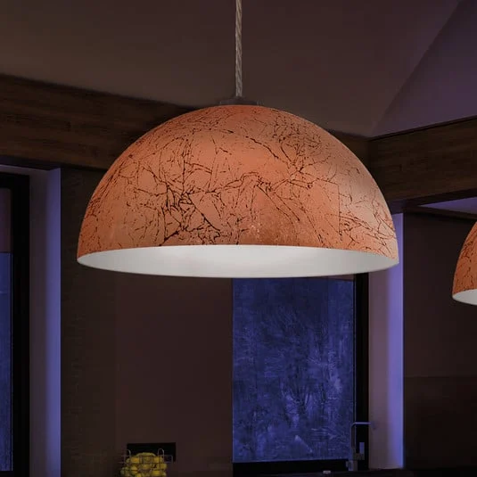 Lámpara colgante Cult Vintage, cobre, Ø 50 cm