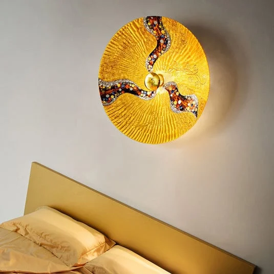 KOLARZ Luna Kiss Gold aplique, 24 kt, Ø 62 cm