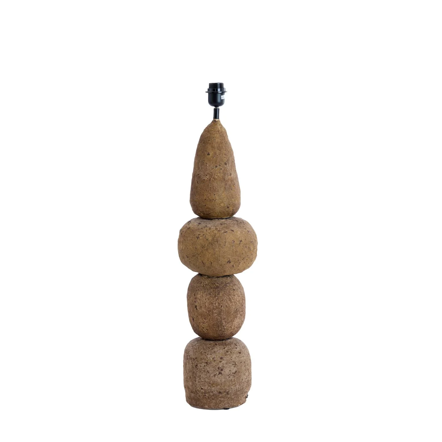 Base de lámpara de piedra diseño rústico Light & Living Marree