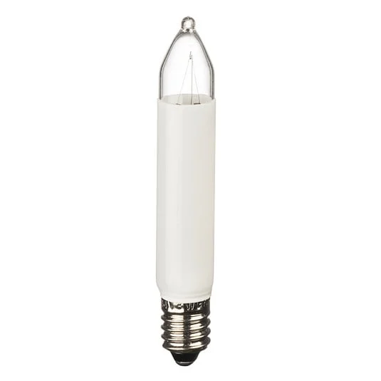 E10 3W 14V 2 minibombillas de repuesto Navidad