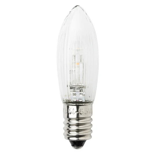 E10 0,3W 14-55V 3 bombillas de repuesto LED vela