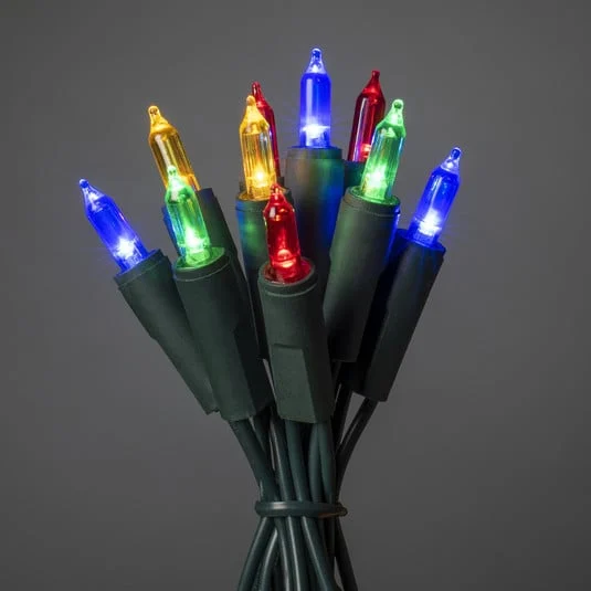 Colorida cadena de 20 luces LED 4,35 m